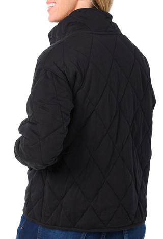 Thumbnail 2: REMI JAMES Remi James Womens Quilted Snap Front Jacket 