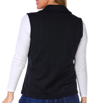 Thumbnail 2: Emily Daniels Emily Daniels Womens Mock Collar Quilted Vest 