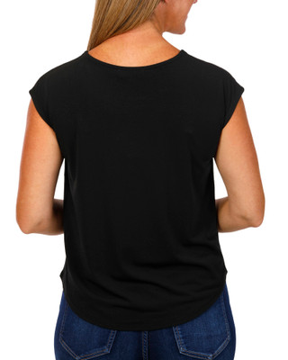 Thumbnail 2: RIO & RIAN Rio & Rian Womens Short Sleeve Crepe Top 