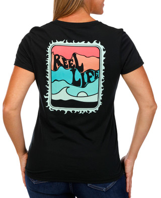 Thumbnail 1: Reel Life Reel Life Womens Graphic Tee 