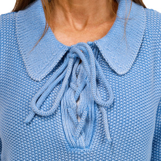 Thumbnail 3: Splendid Splendid Womens Roxie Lace Up Sweater 