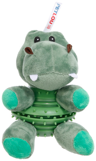 Thumbnail 1: Petlou Petlou 6 in Belly Treats Crocodile Dog Toy 