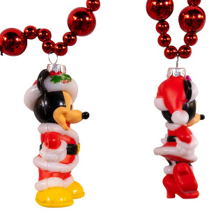 Thumbnail 3: Mickey Mouse Mickey Mouse 4 Ft. Mickey &  Minnie Lighted Garland 