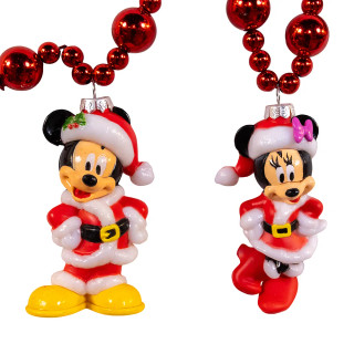 Thumbnail 8: Mickey Mouse Mickey Mouse 4 Ft. Mickey &  Minnie Lighted Garland 