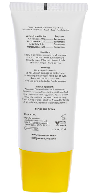 Thumbnail 3: JESS BEAUTY Jess Beauty Let it Sun SPF 50 + Sunscreen, 1.7 FL. OZ 