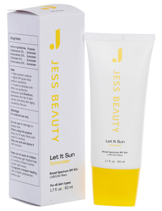 Thumbnail 1: JESS BEAUTY Jess Beauty Let it Sun SPF 50 + Sunscreen, 1.7 FL. OZ 
