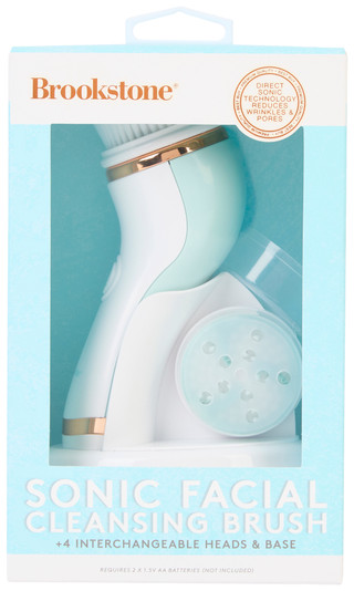 Thumbnail 1: Brookstone Brookstone Sonic Facial Cleansing Brush 