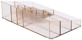 Thumbnail 3: URBAN HOME Urban Home Clear Ribbed Cosmetic Organizer 
