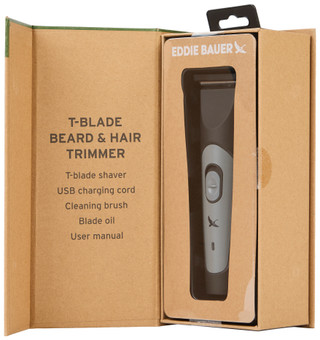 Thumbnail 3: Eddie Bauer Eddie Bauer Mens T-Blade Beard & Hair Trimmer 