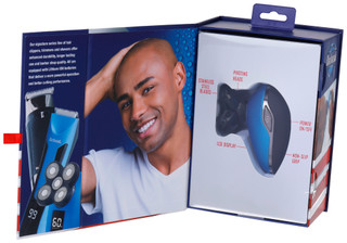 Thumbnail 2: BARBASOL Barbasol Mens Rechargeable LCD Head Shaver Set 