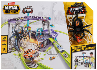 Thumbnail 1: Zuru Zuru Boys Metal Machines Spider Strike Playset 