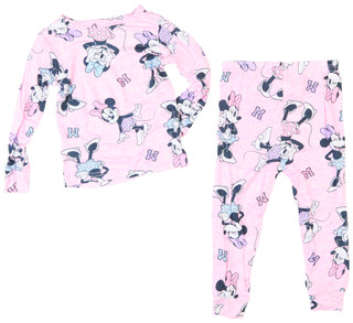 Thumbnail 2: Disney Disney Baby Girls 2 Pc Minnie Mouse Long Sleeve Pajama Set 