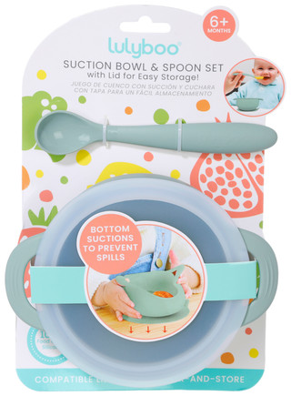 Thumbnail 1: Lulyboo Lulyboo Baby Suction Bowl & Spoon Set 