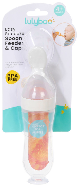 Thumbnail 1: Lulyboo Lulyboo Baby Easy Squeeze Spoon Feeder & Cap 