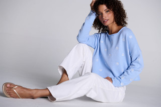 Thumbnail 5: MOON & MADISON Moon & Madison Juniors Embroidered Seashell Sweater 