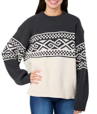 Thumbnail 1: Rip Curl Rip Curl Juniors Crew Neck Cosmic Kiss Sweater 