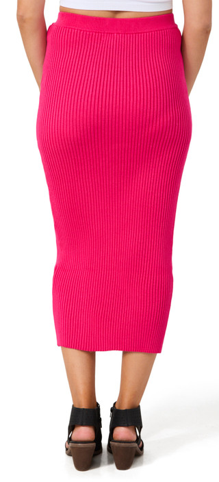Thumbnail 2: No Comment No Comment Juniors Ribbed Midi Skirt 
