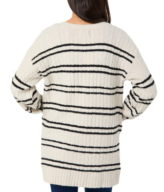 Thumbnail 2: Pink Rose Pink Rose Juniors Long Sleeve Stripe Dustier 