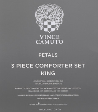Thumbnail 8: Vince Camuto Vince Camuto 3 Pc Petals Comforter Set 