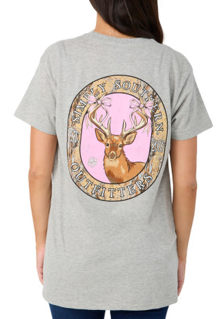 Thumbnail 2: SIMPLY SOUTHERN Simply Southern Juniors Short Sleeve Deer Tee 