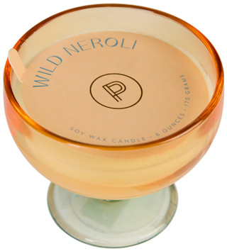 Thumbnail 3: PADDYWAX Paddywax 6 oz Wild Neroli Scented Candle Goblet 