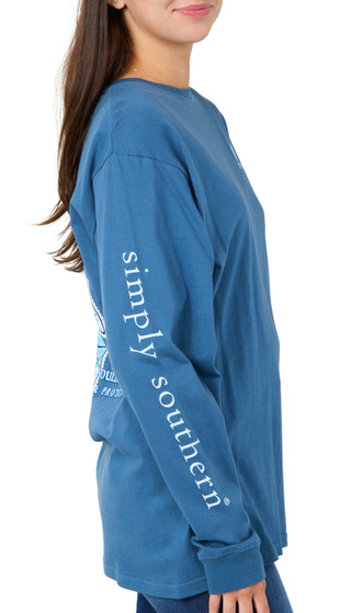 Thumbnail 2: SIMPLY SOUTHERN Simply Southern Juniors Long Sleeve Conserve & Protect Tee 