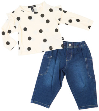 Thumbnail 1: Joe's Jeans Joe's Jeans Baby Girls 2 Pc Jeans Set 