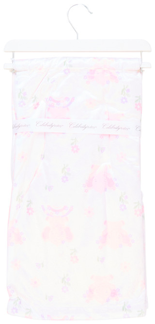 Thumbnail 2: LITTLE CELEBRITY Little Celebrity Elephant Print Reversible Baby Blanket 