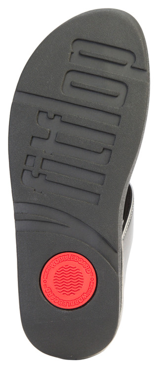 Thumbnail 2: Fitflop Fitflop Womens Fino Glitterdust Metallic Toe-Post Sandals 