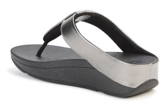 Thumbnail 3: Fitflop Fitflop Womens Fino Glitterdust Metallic Toe-Post Sandals 