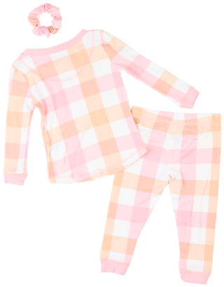 Thumbnail 2: Sleep On It Sleep On It Toddler Girls 2 Pc Plaid Pajama Pants Set 