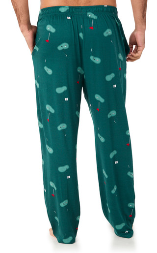 Thumbnail 2: PGA TOUR PGA Tour Mens Ultra Luxe Golf Flag Print Pajama Pants 