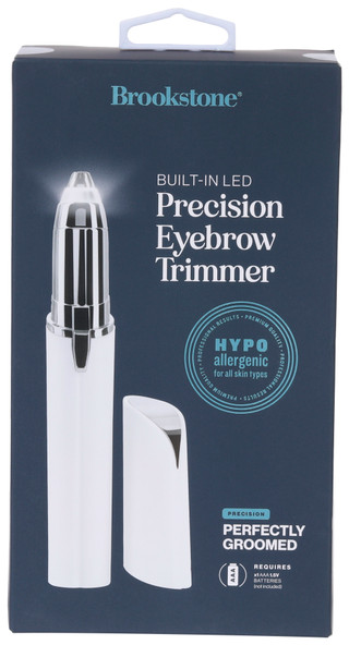 Thumbnail 2: Brookstone Brookstone Precision Eyebrow Trimmer & Built-in LED 