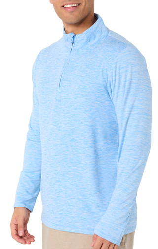 Thumbnail 2: REEL LEGENDS Reel Legends Mens Long Sleeve 1/4 Zipper Seabrush Jacket 