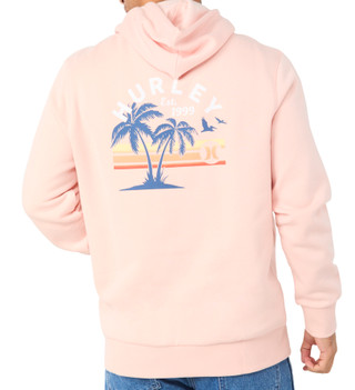 Thumbnail 4: Hurley Hurley Mens Stripey Sunrise Hoodie 