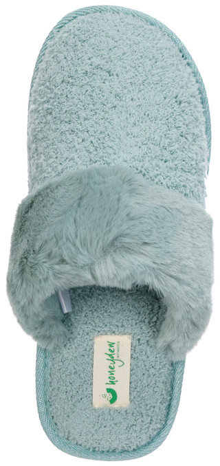 Thumbnail 2: HONEYDEW Honeydew Womens Scuff Closed Toe Cushioned Plush Slippers 
