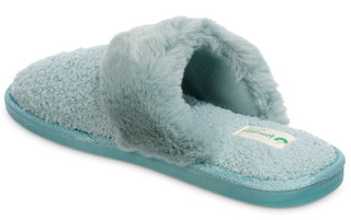Thumbnail 3: HONEYDEW Honeydew Womens Scuff Closed Toe Cushioned Plush Slippers 