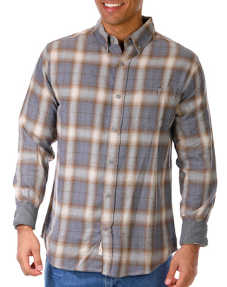 Thumbnail 1: Weatherproof Vintage Weatherproof Vintage Mens Long Sleeve Plaid Flannel Shirt 