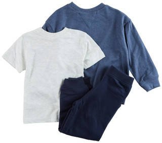 Thumbnail 2: Lucky Brand Lucky Brand Little Boys 3 Pc American Fleece Set 