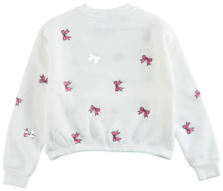 Thumbnail 2: Jolie & Joy Jolie & Joy Big Girls Long Sleeve Bows Crew Neck Top 