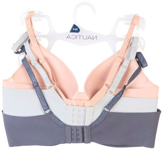 Thumbnail 2: Nautica Nautica Womens 3 Pk Solid Flexible Wire Bra 