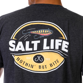 Thumbnail 2: Salt Life Salt Life Mens Short Sleeve Crew Neck Graphic Knit Tee 