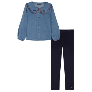 Thumbnail 1: Tommy Hilfiger Tommy Hilfiger Baby Girls 2 Pc Leggings Set 