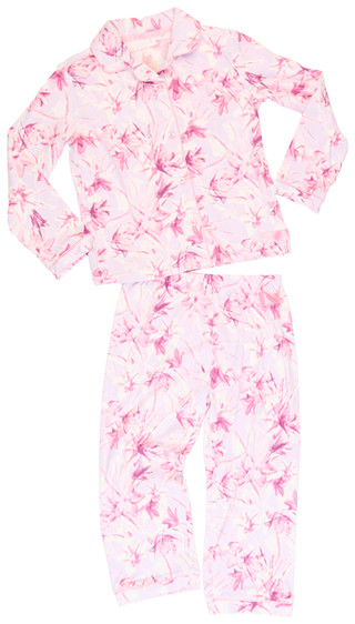Thumbnail 1: Danskin Danskin Girls 2 Pc Floral Watercolor Pajama Pants Set 
