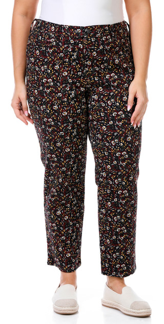 Thumbnail 1: Gloria Vanderbilt Gloria Vanderbilt Plus Amanda Classic Floral Print Jeans 