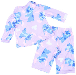 Thumbnail 2: Disney Stitch Baby Girls 2 Pc Long Sleeve Pajama Pants Set 