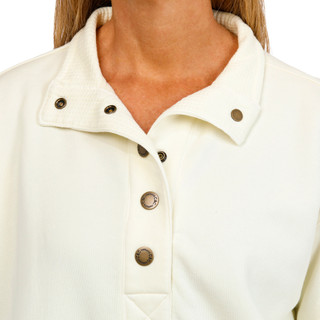 Thumbnail 2: C&C California C&C California Womens Long Sleeve Fleece Henley Top 