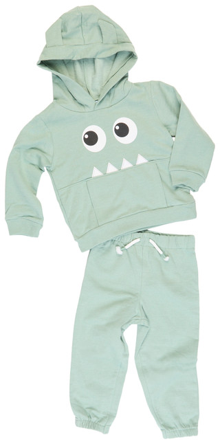 Thumbnail 1: Little Lad Little Lad Toddler Boys 2 Pc Fleece Hoodie Pants Set 