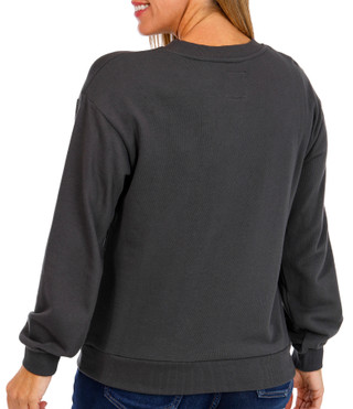 Thumbnail 2: C&C California C&C California Womens Palm Heart Crew Neck Sweater 