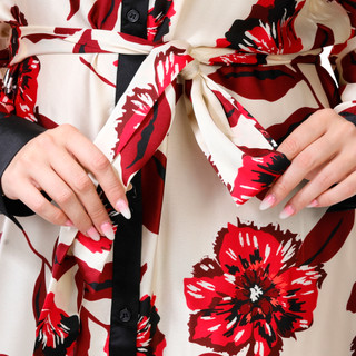 Thumbnail 4: HARLOW & ROSE Harlow & Rose Plus Long Sleeve Button Down Midi Shirt Dress 